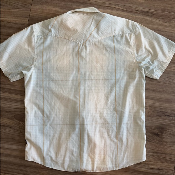 Howler Brothers H Bar B Snapshirt Roberts Plaid Cloud Blue •size: LARGE• - Picture 3 of 6